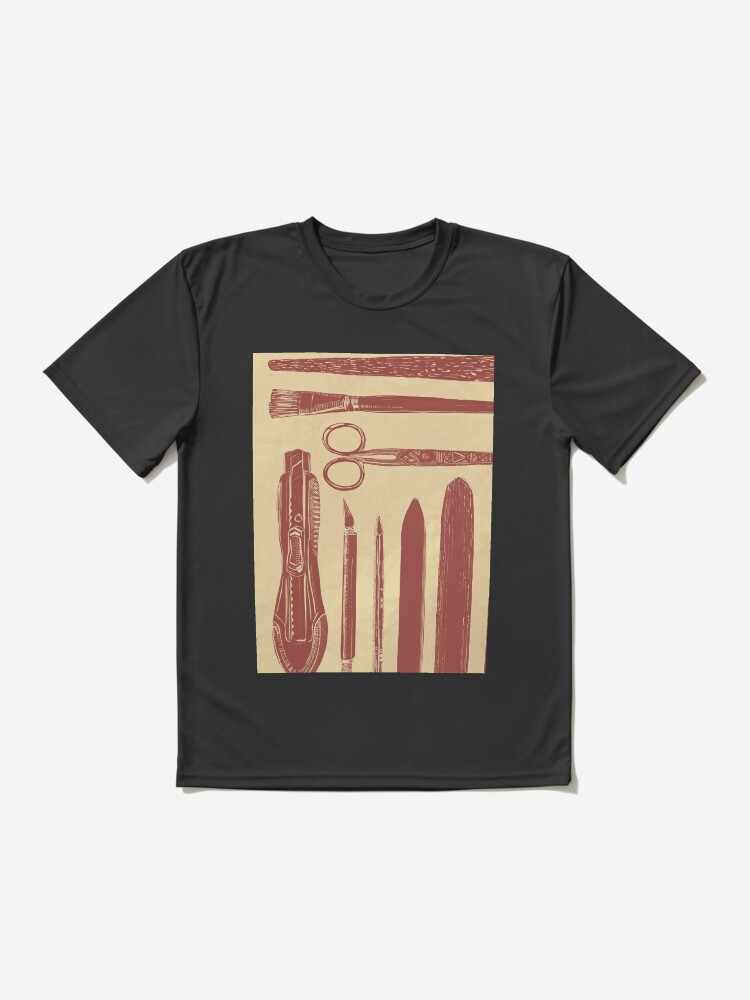 Alternate view of bookbinding tools Active T-Shirt