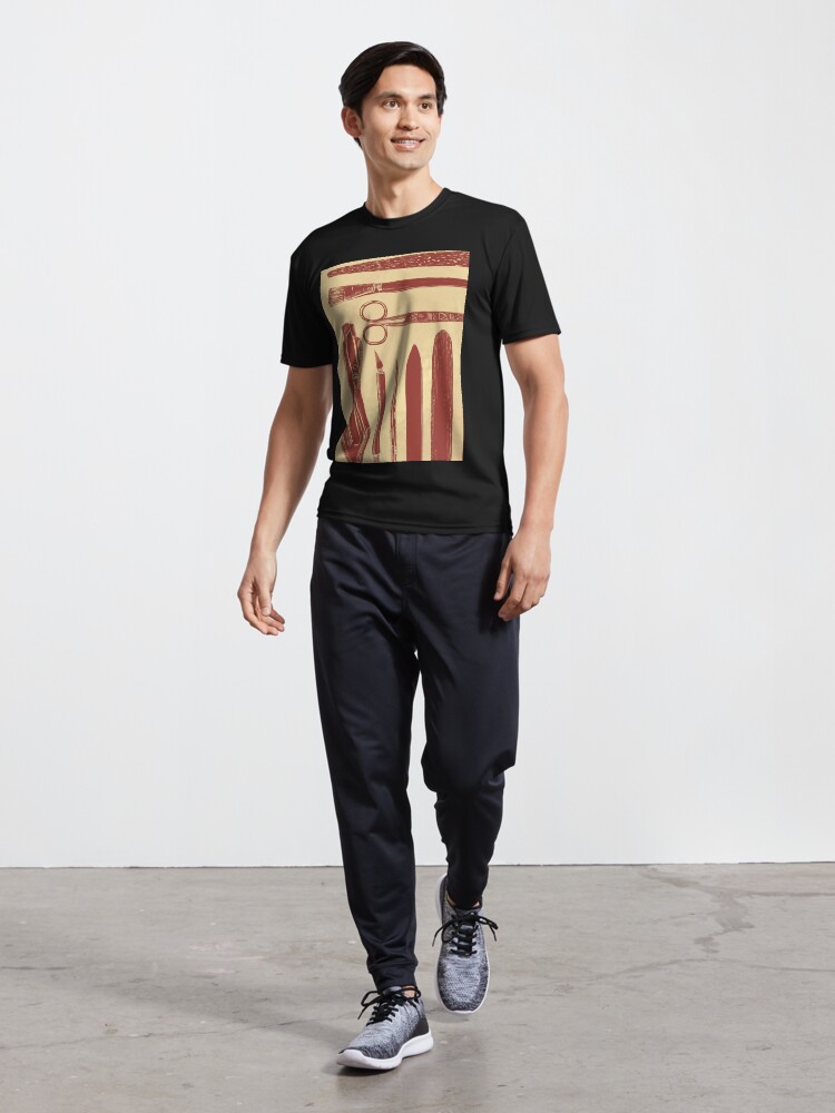 Alternate view of bookbinding tools Active T-Shirt