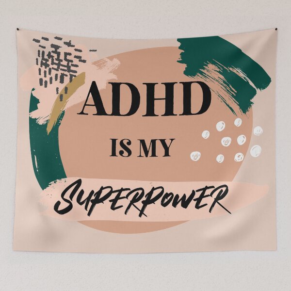Item preview, Adhd is my superpower designed and sold by Fatamimosh.