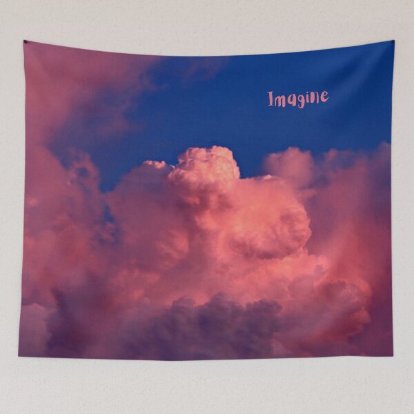 Item preview, Notes - Lined Notebook - Pink Clouds Cover designed and sold by R-reflections.