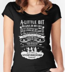 A little bit of Regina Women's Fitted Scoop T-Shirt