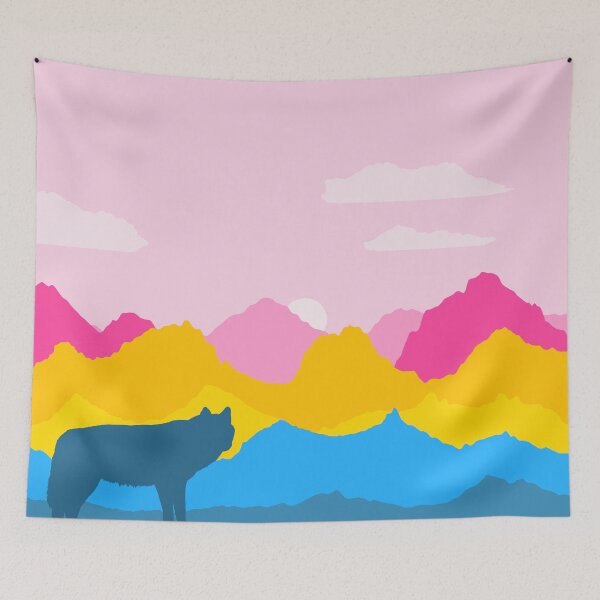 Item preview, Pan Wolf Landscape designed and sold by FrostedDesigns.