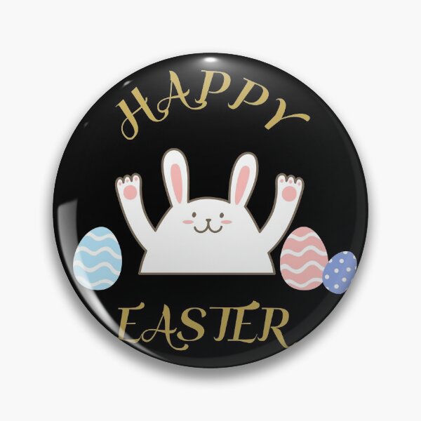 Item preview, Happy Easter rabbit smile designed and sold by VioletBear.