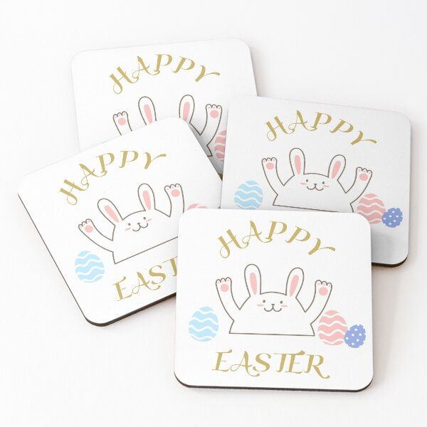 Item preview, Happy Easter rabbit smile designed and sold by VioletBear.
