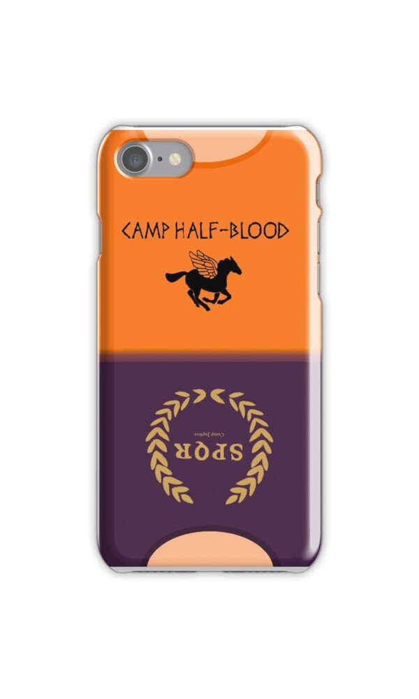 "Camp Half Blood and Camp Jupiter Shirt" iPhone Cases & Skins by madarc