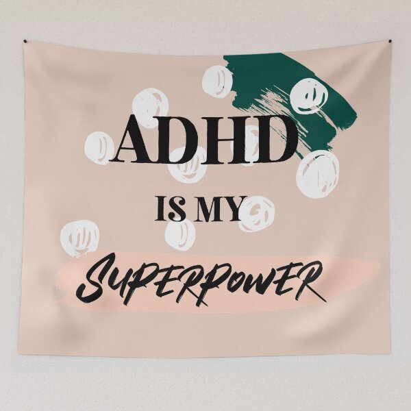 Item preview, Adhd is my superpower designed and sold by Fatamimosh.