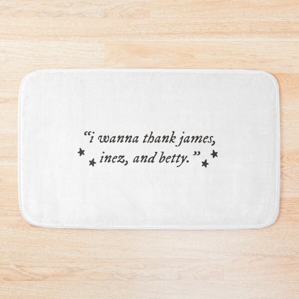 Item preview, I wanna thank James, Inez, and Betty  designed and sold by Aaron Aguila.