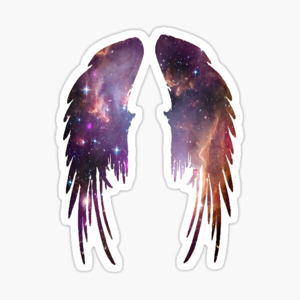 Item preview, Angel Pink Galaxy Wings designed and sold by iSharnie.