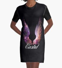 Castiel-Galaxie-Rosa T-Shirt Kleid