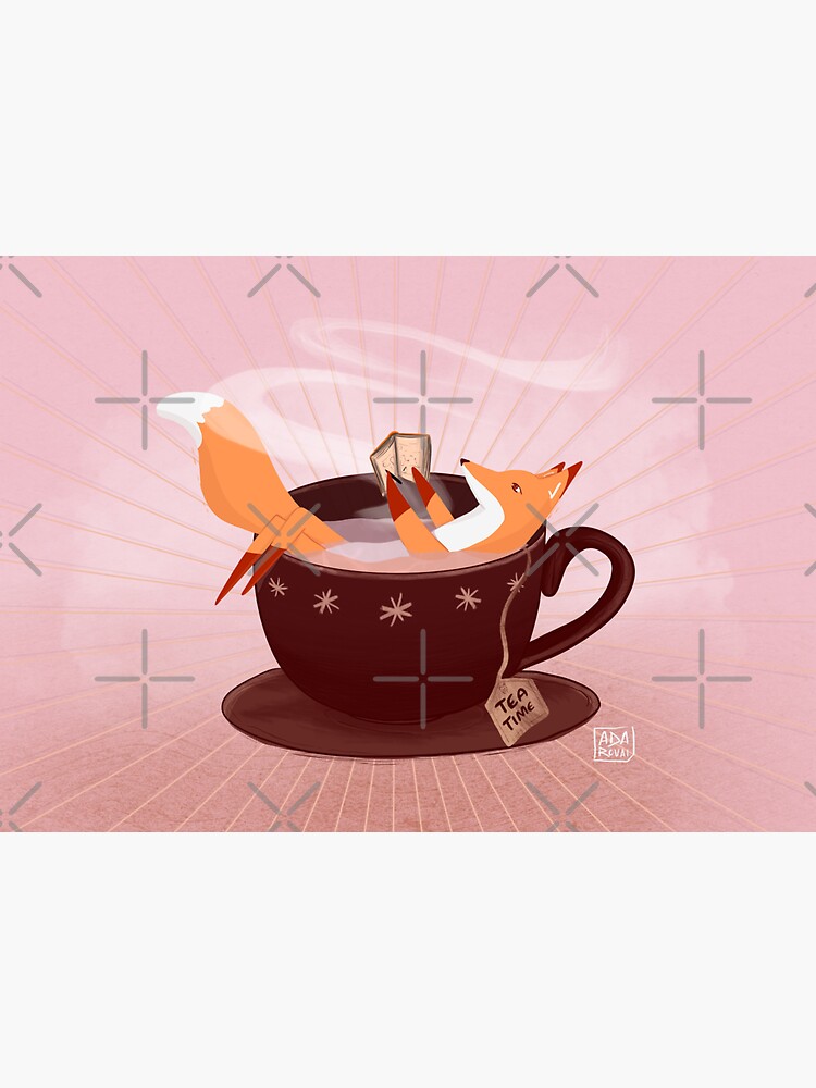 Fox tea time by adarovai