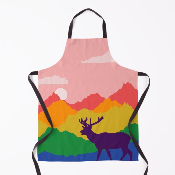 Item preview, Rainbow Elk Landscape designed and sold by FrostedDesigns.