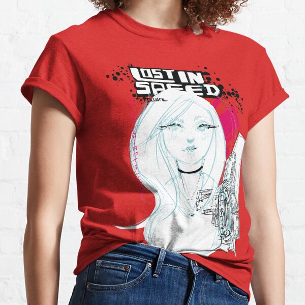 Masquée même dans le cyberpunk T-shirt classique