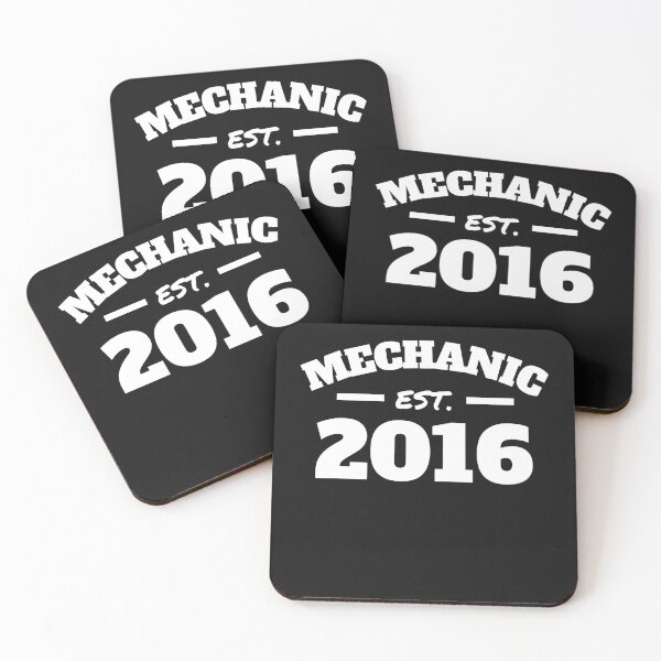 Item preview, Mechanic Est. 2016 designed and sold by Click-Like.