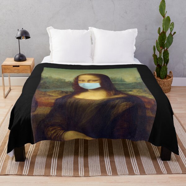 Item preview, Pandemic Mask Art Mona Lisa designed and sold by Bevatron.