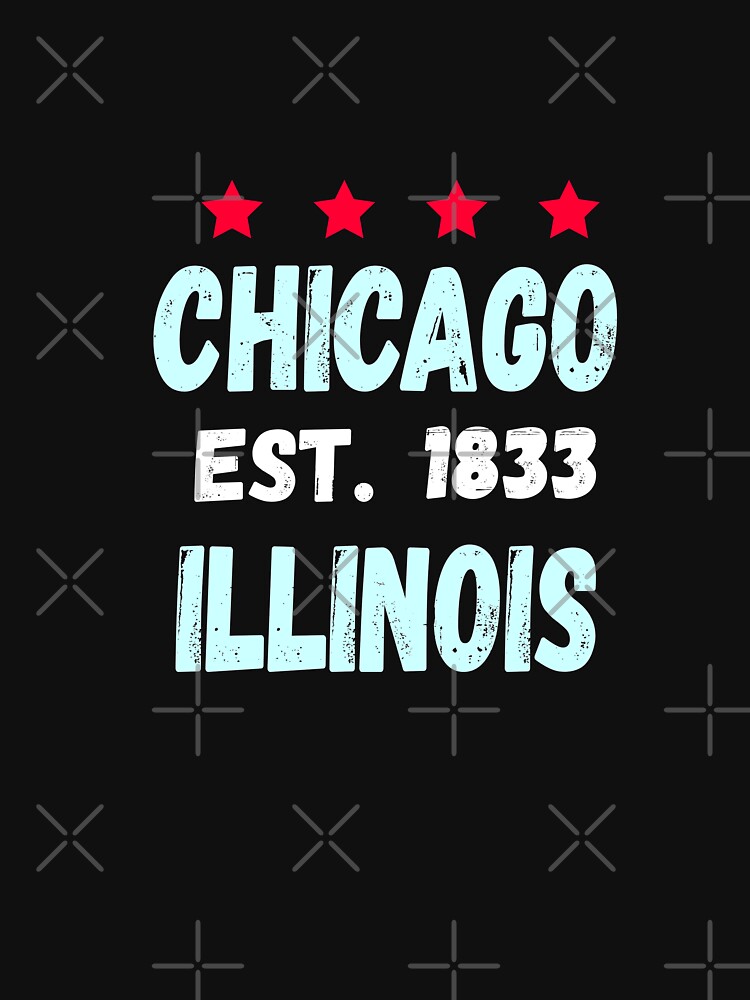 Chicago 1833 Unisex Hoodie  Chicago Clothing Stores Online