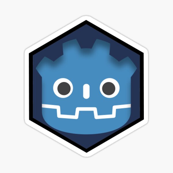 Item preview, Godot Hexagon designed and sold by JFKsStickers.