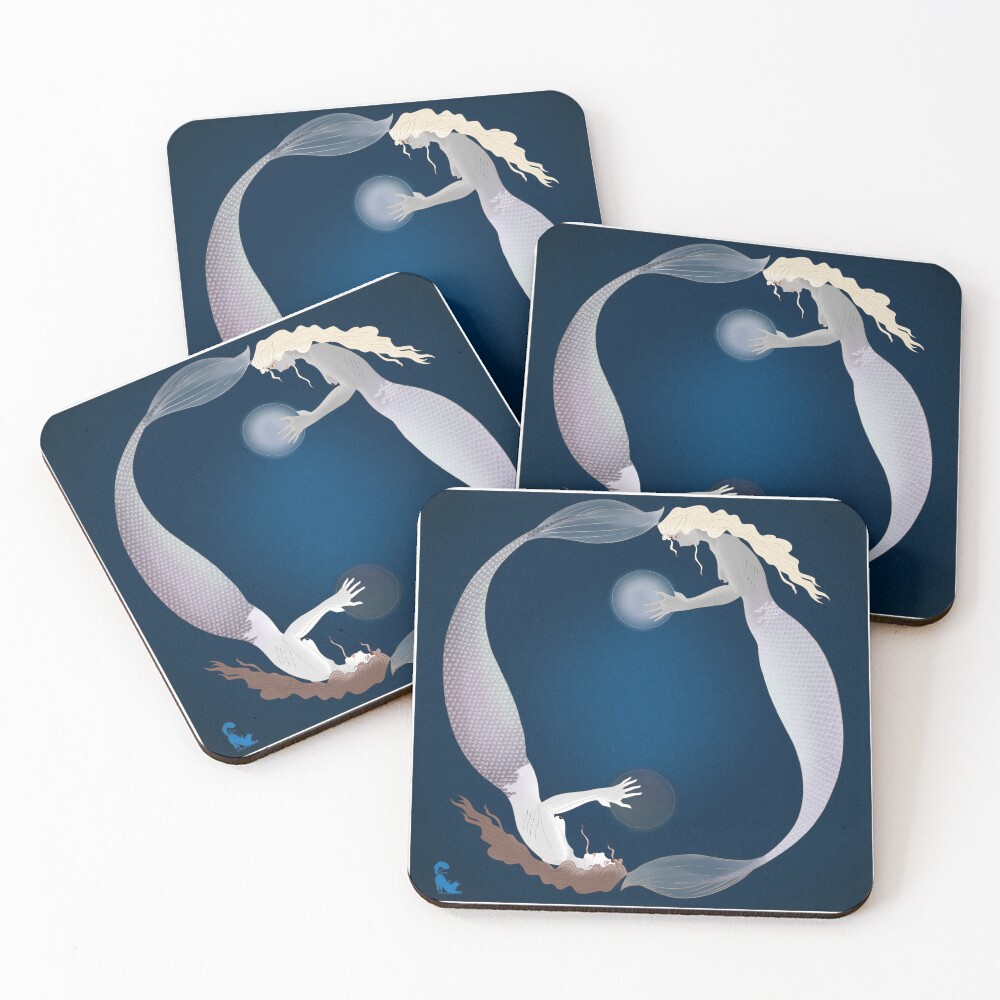 Item preview, Coasters (Set of 4) designed and sold by CatCreatesIn.