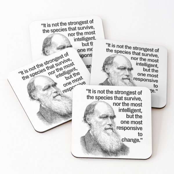 Item preview, Charles Darwin Quote designed and sold by ZavageDesigns.
