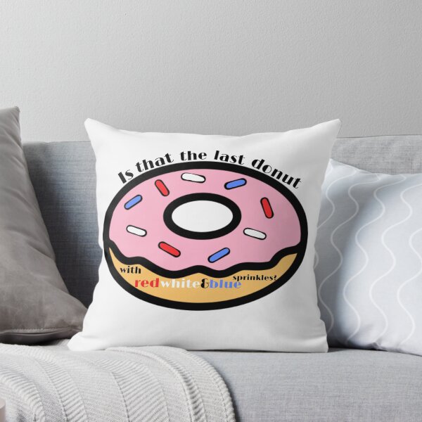 Item preview, The last donut with red white and blue sprinkles designed and sold by yougotpainted.
