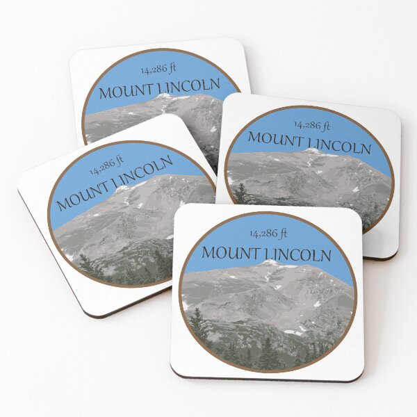 Item preview, Mount Lincoln Illustration designed and sold by scrossdesigns.