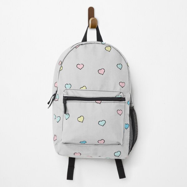 Item preview, tiny doodled hearts in pastel colors. designed and sold by asymmetrickid.