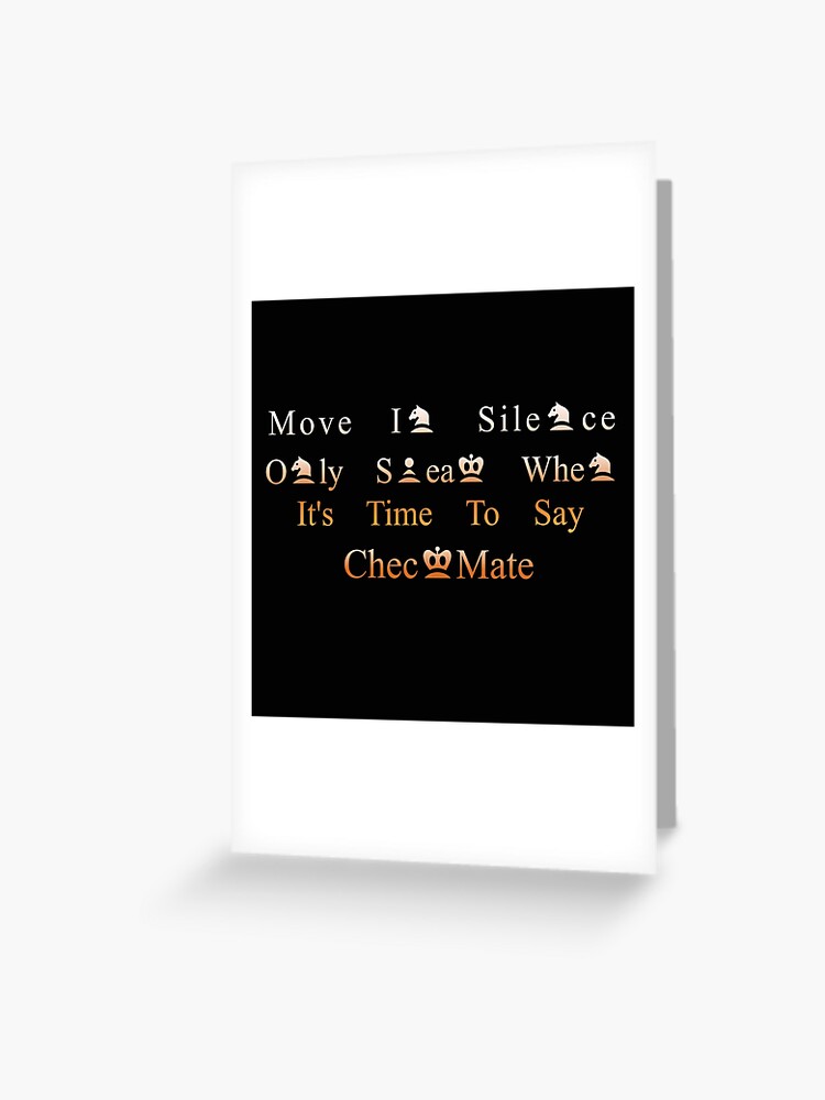 Chess Puzzle - Mate in 7 Greeting Card for Sale by Dave42