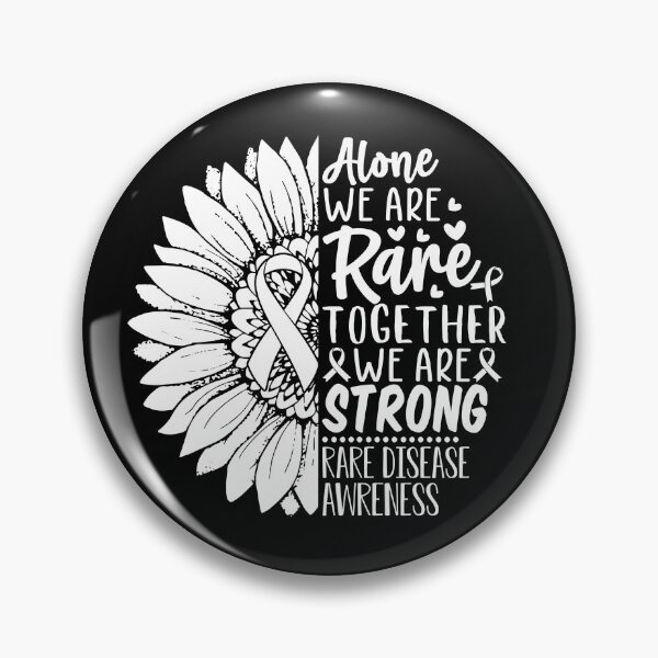 Item preview, Alone Rare Disease Awareness Sunflower Zebra Ribbon Together Shirt designed and sold by jvtee.