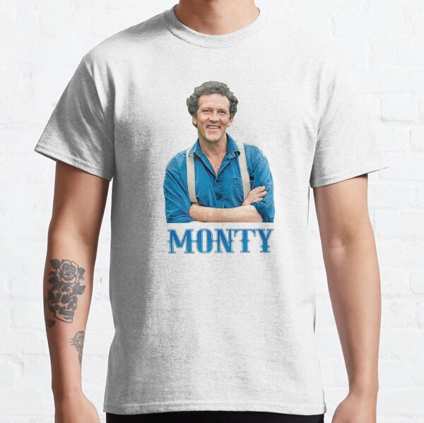 Illustration Pop Art Monty Don TV Presenter Gardener Classic T-Shirt