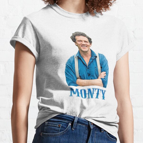 Illustration Pop Art Monty Don TV Presenter Gardener Classic T-Shirt