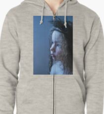 feather in the hair Zipped Hoodie
