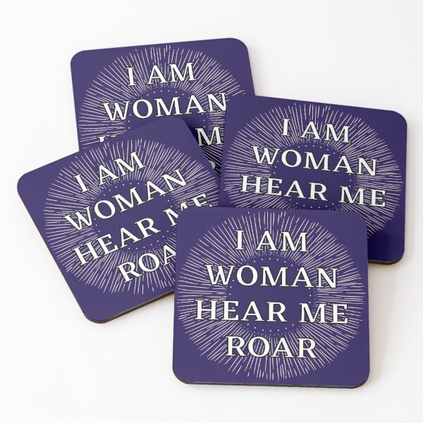 Item preview, I Am Woman Hear Me Roar designed and sold by JJBarnesMerch.
