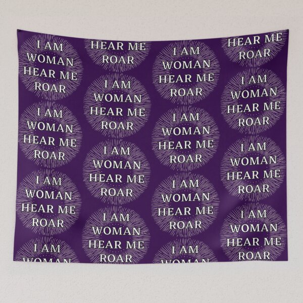 Item preview, I Am Woman Hear Me Roar designed and sold by JJBarnesMerch.
