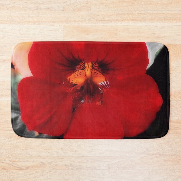 Item preview, Red nasturtium designed and sold by fowons.