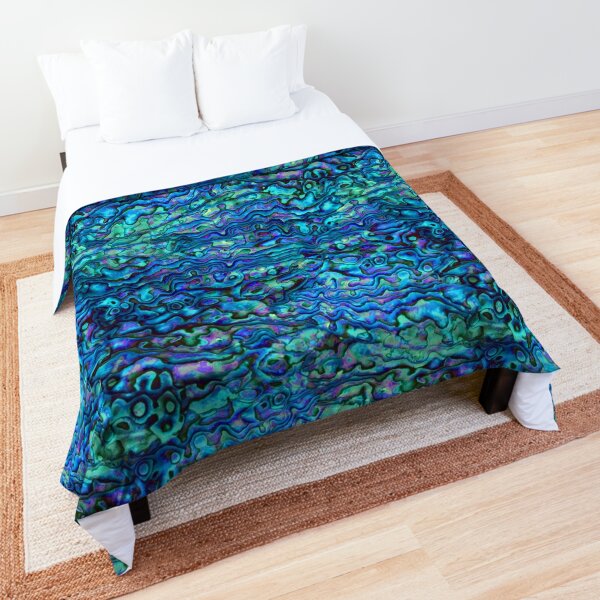 New Zealand Kiwi Paua Comforter By Madjack66 Redbubble