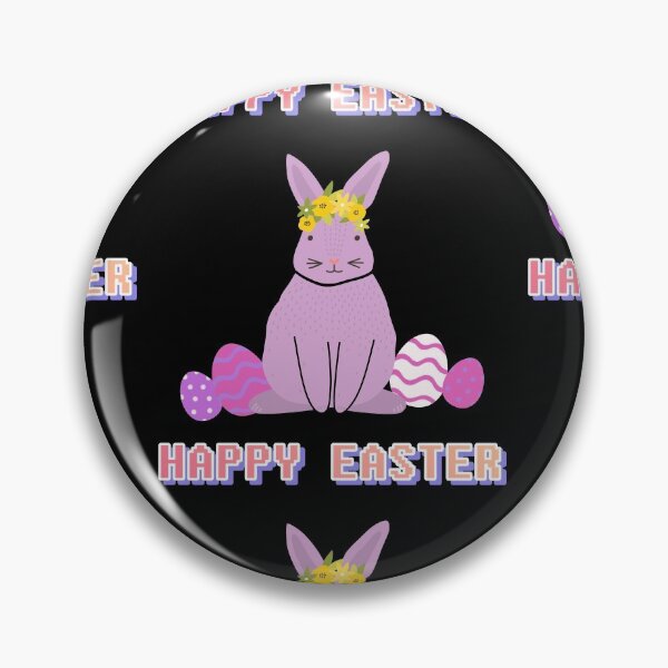 Item preview,  Happy Easter violet rabbit designed and sold by VioletBear.