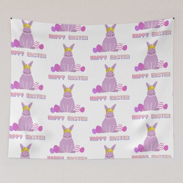 Item preview,  Happy Easter violet rabbit designed and sold by VioletBear.