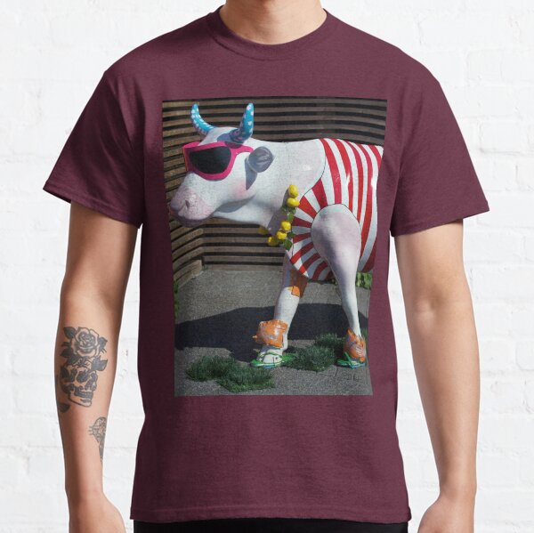 Painted Cow on Holiday - at Floriade Classic T-Shirt