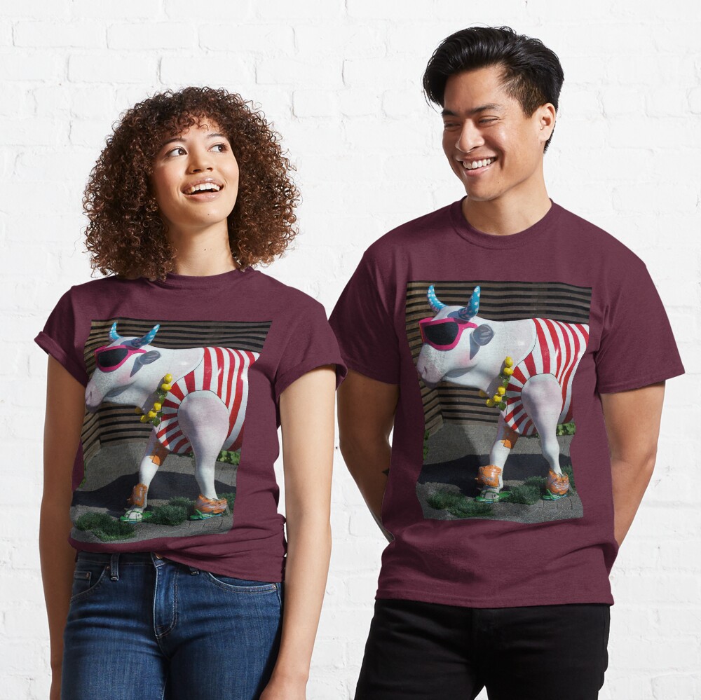Painted Cow on Holiday - at Floriade Classic T-Shirt