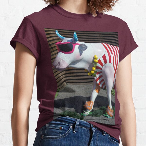 Painted Cow on Holiday - at Floriade Classic T-Shirt