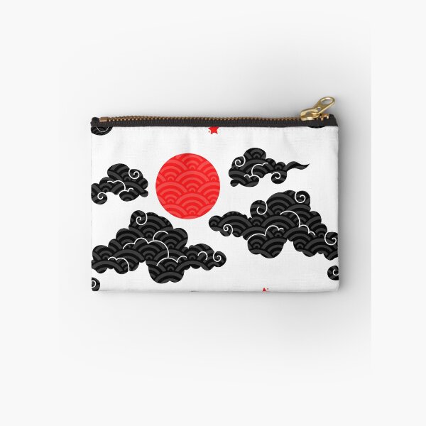 Item preview, Japanese Wind Clouds with Red sun designed and sold by CynthSky.