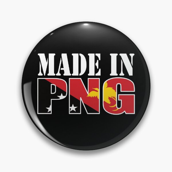 Item preview, Made In PNG with Papua New Guinea Flag designed and sold by PNG-pikinini.