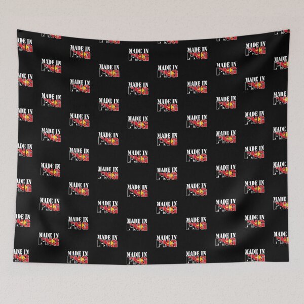 Item preview, Made In PNG with Papua New Guinea Flag designed and sold by PNG-pikinini.