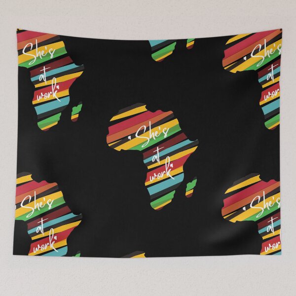 Item preview, Where's Africa? She's At Work | Tiktok designed and sold by itsokaybyme.