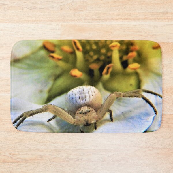 Item preview, Close Up Spider with Colorful Flower Background designed and sold by mrtraz.
