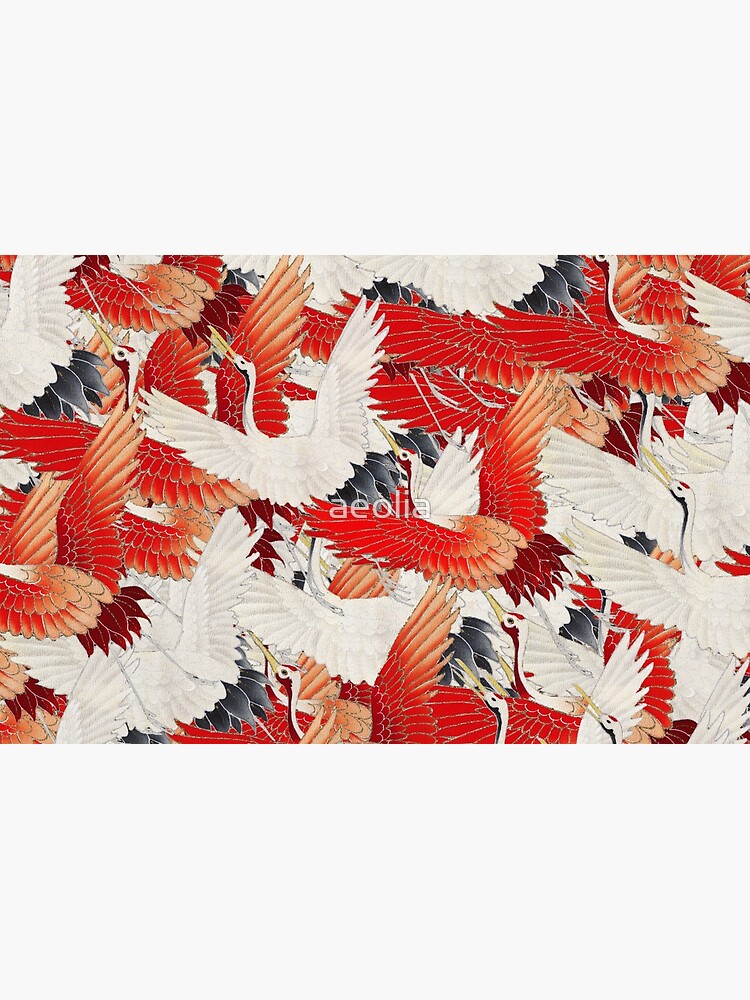 Thumbnail 4 of 4, Zipper Pouch, Crane Flight Pattern designed and sold by aeolia.