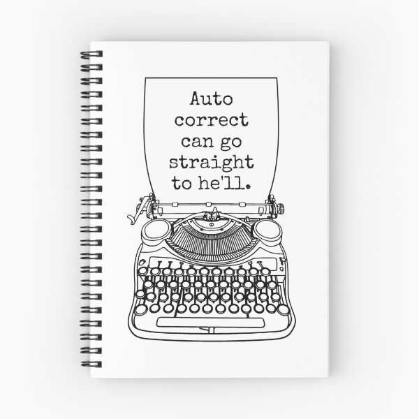 Item preview, Funny Writer Author Novelist Auto Correct Can Go To Hell designed and sold by GrandeDuc.