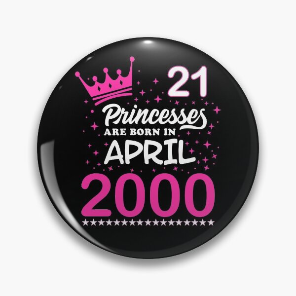 Item preview, 21th Birthday Princess Born In April 2000 21 Years designed and sold by Renergie.