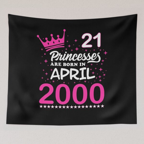 Item preview, 21th Birthday Princess Born In April 2000 21 Years designed and sold by Renergie.