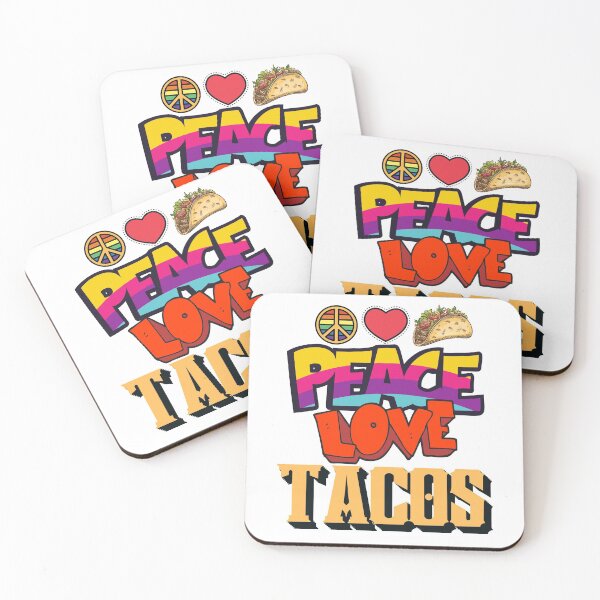 Item preview, Peace love taco  designed and sold by GameNarongdech.