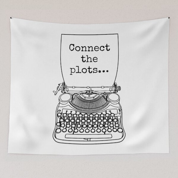 Item preview, Funny Writer Author Novelist Connect The Plots Typewriter designed and sold by GrandeDuc.